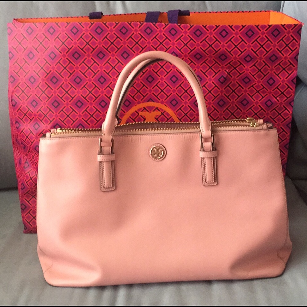 Light pink leather Kate Spade bag